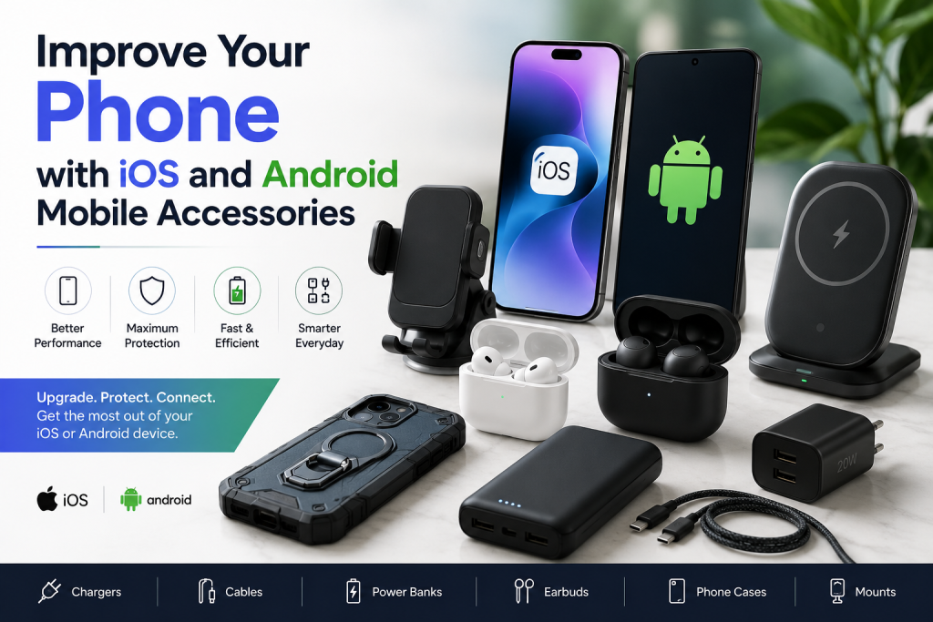 Top Mobile Accessories for iPhone & Android Users